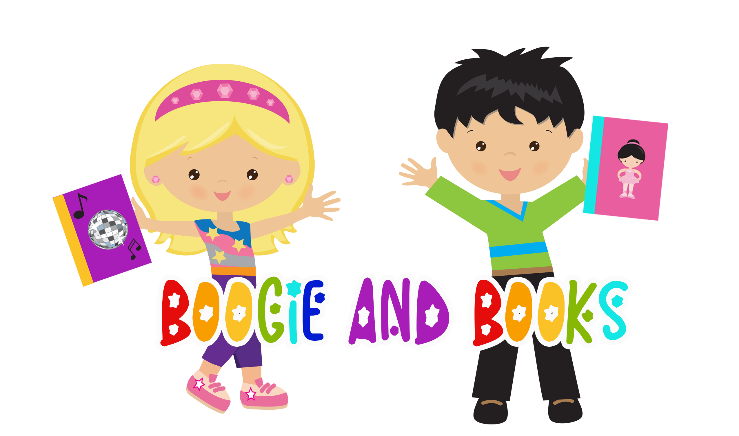 Boogie and Books Logo